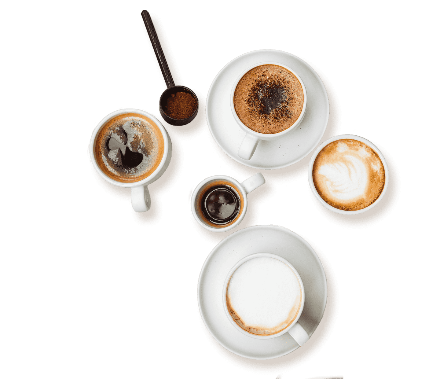 人気のコーヒーフレーバーとシロップ