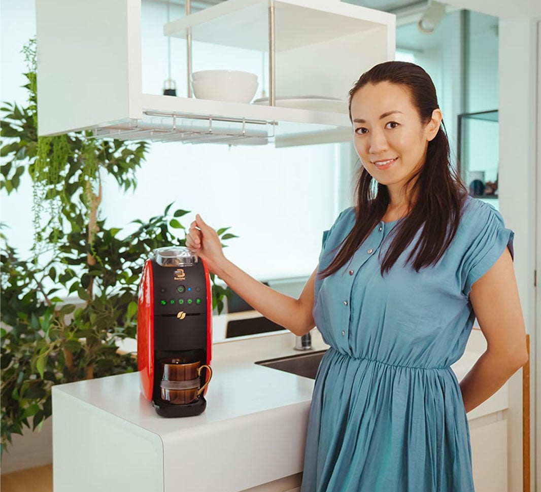 「朝は、気合いを入れるブラックの一杯から」