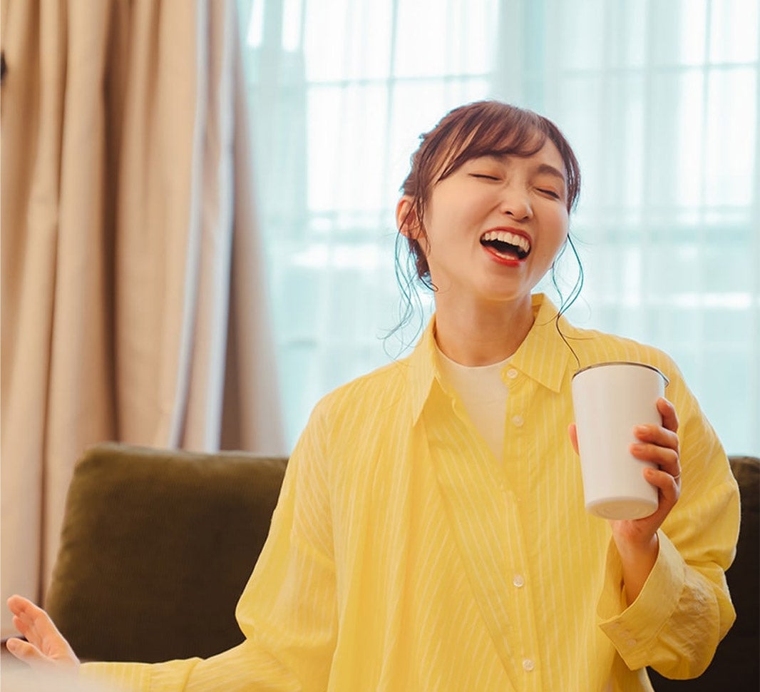 「ゴールデンタイムにゆっくりコーヒーを堪能」