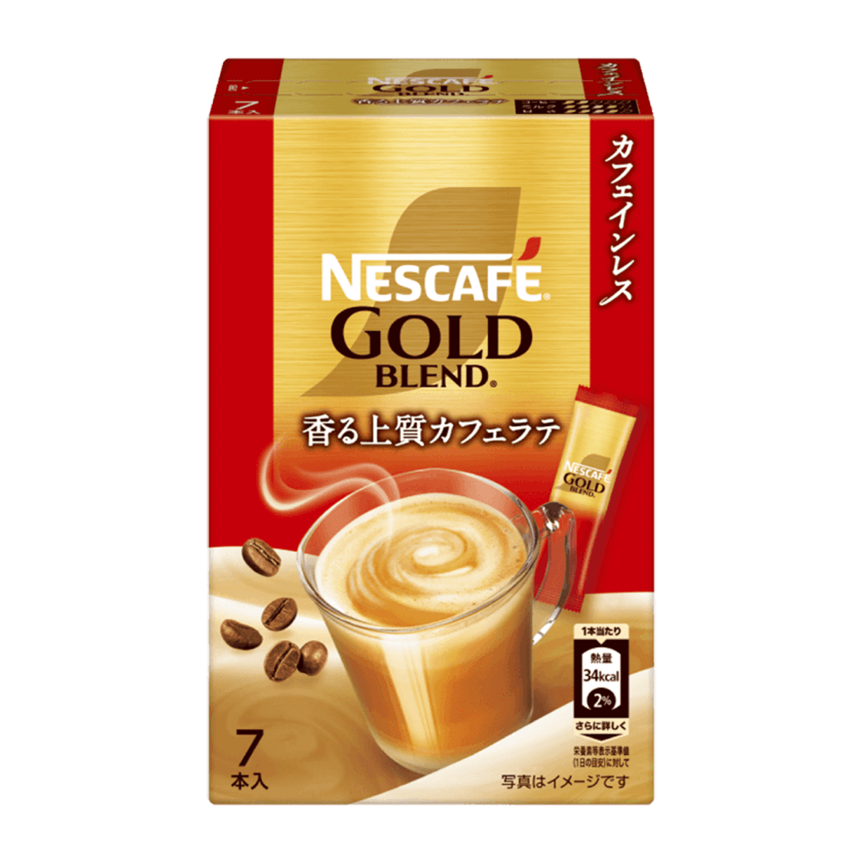 ネスカフェ ゴールドブレンド カフェインレス スティックコーヒー