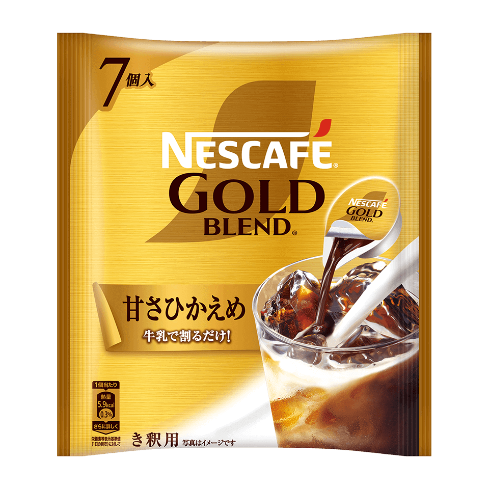 ネスカフェ ゴールドブレンド ポーション 甘さひかえめ