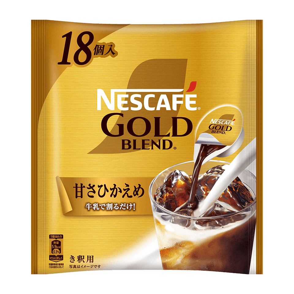 ネスカフェ ゴールドブレンド ポーション 甘さひかえめ