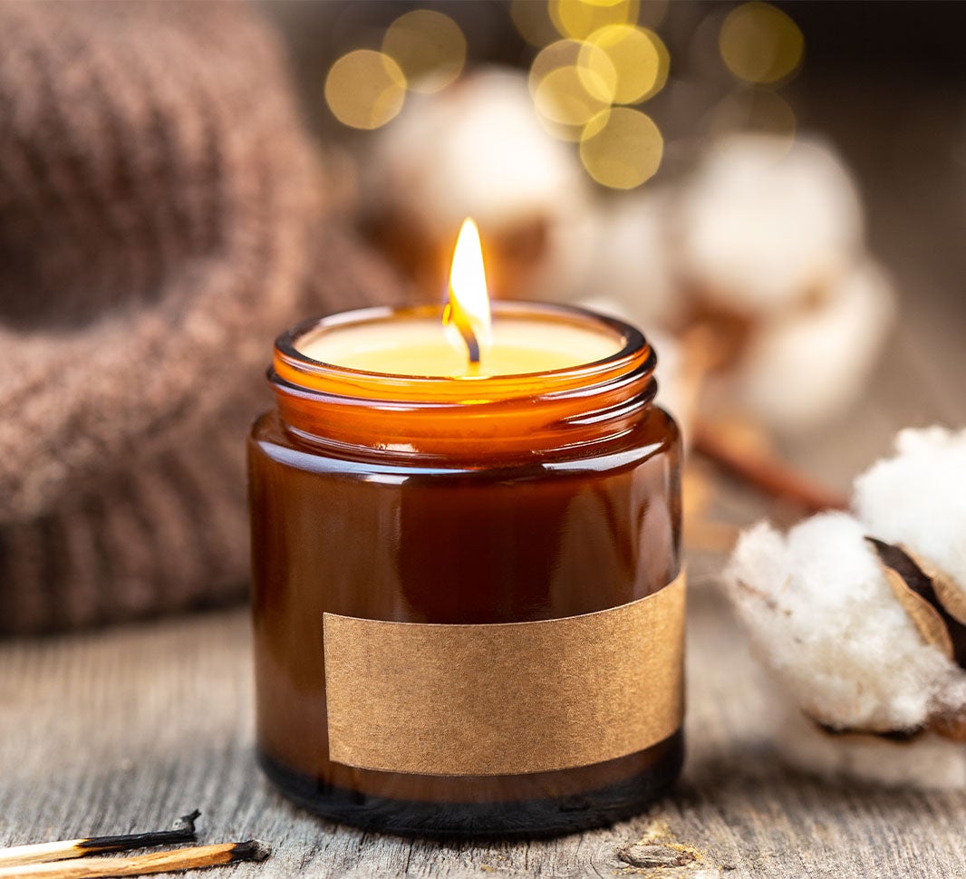 コーヒーの香りのアロマキャンドル