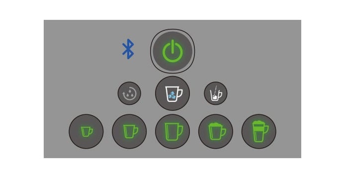 電源がオンの状態で、Bluetooth表示が点灯していることを確認する