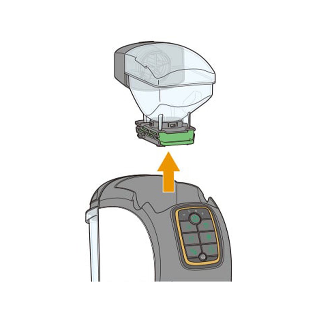 コーヒータンクを取り外す