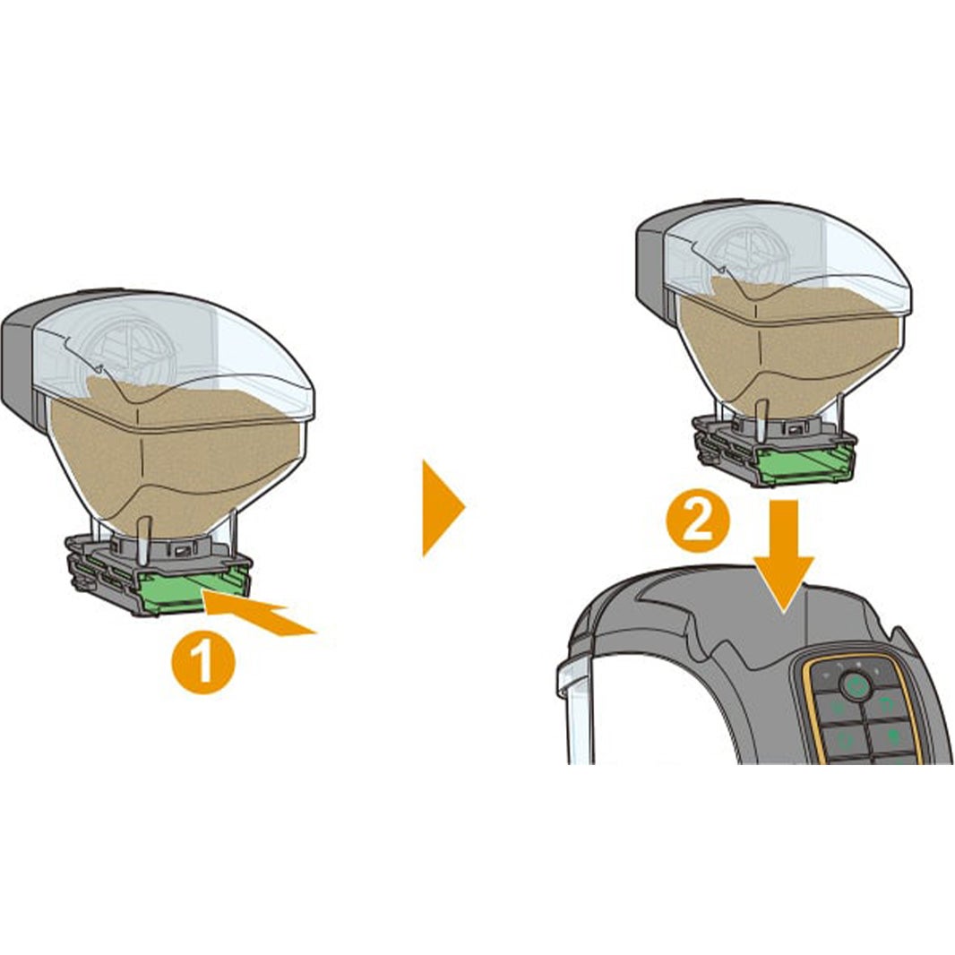 コーヒータンクを取り付ける