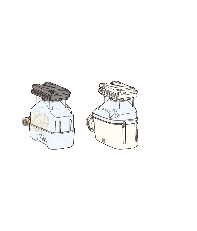 コーヒー計量器プレート（黒色）やブライト計量器プレート（白色）をお手入れしてください。