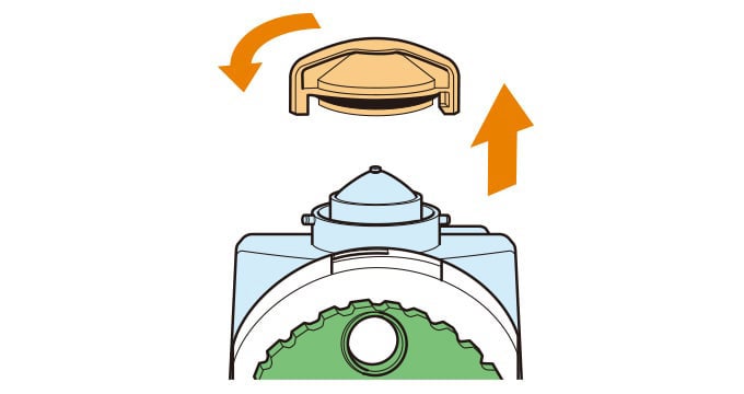 ご使用前の準備②コーヒーパウダー（コーヒー粉）の充填｜バリスタ 50[Fifty]