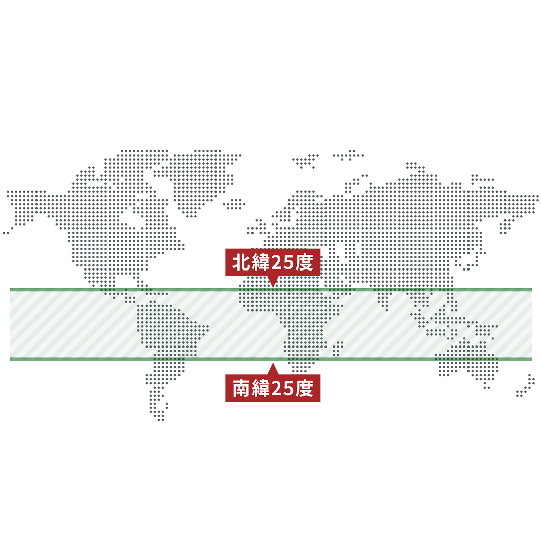 沖縄には、コーヒー栽培の 大きな可能性がある。
