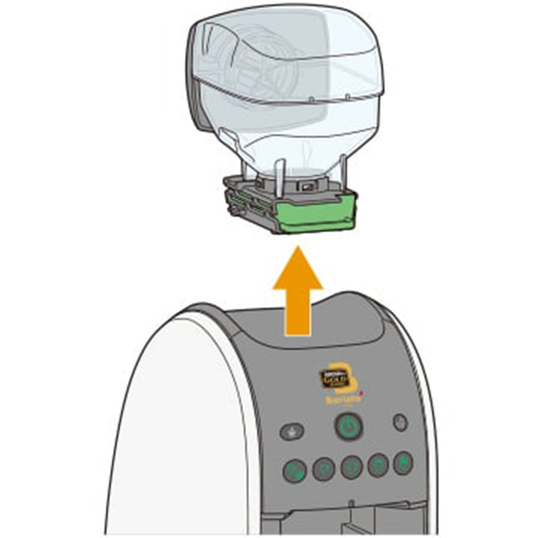 01コーヒータンクを取り外す