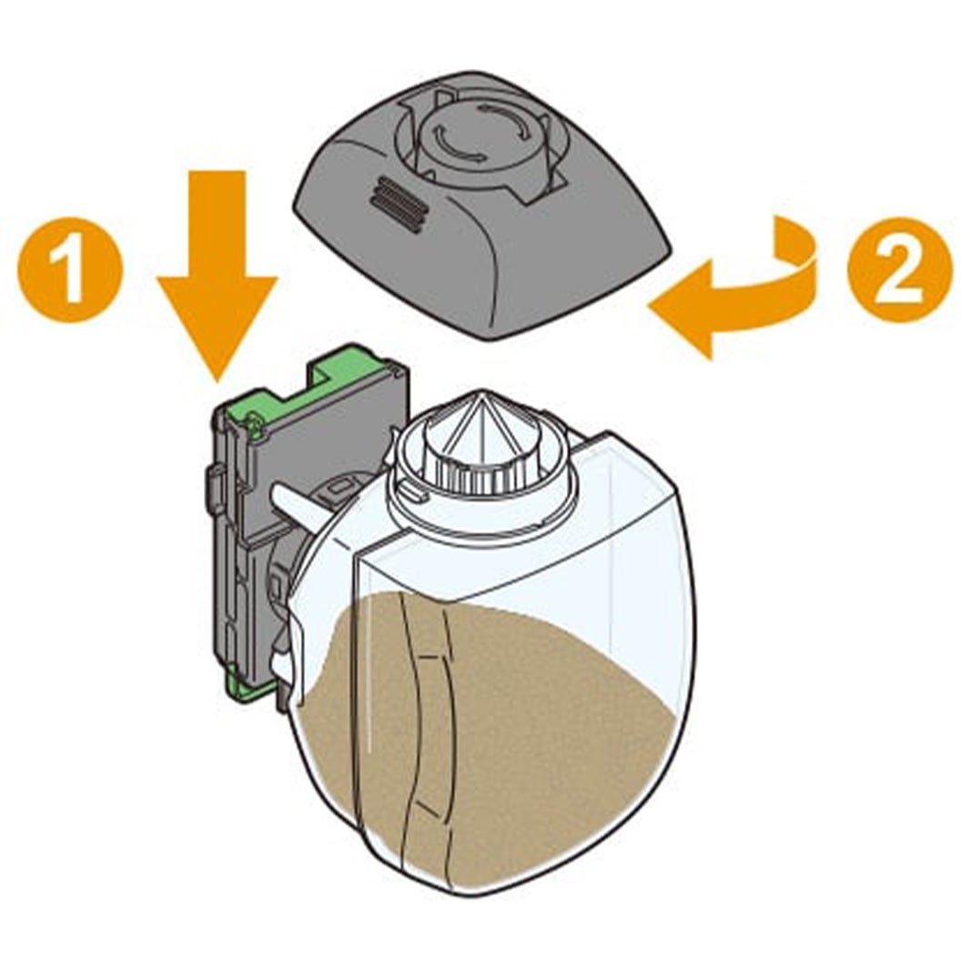 05キャップ（黒色）を閉める