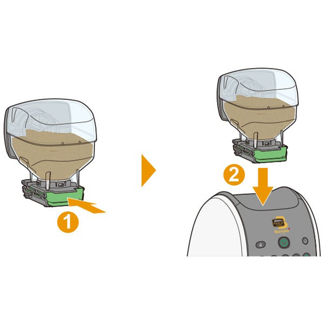 06コーヒータンクを取り付ける