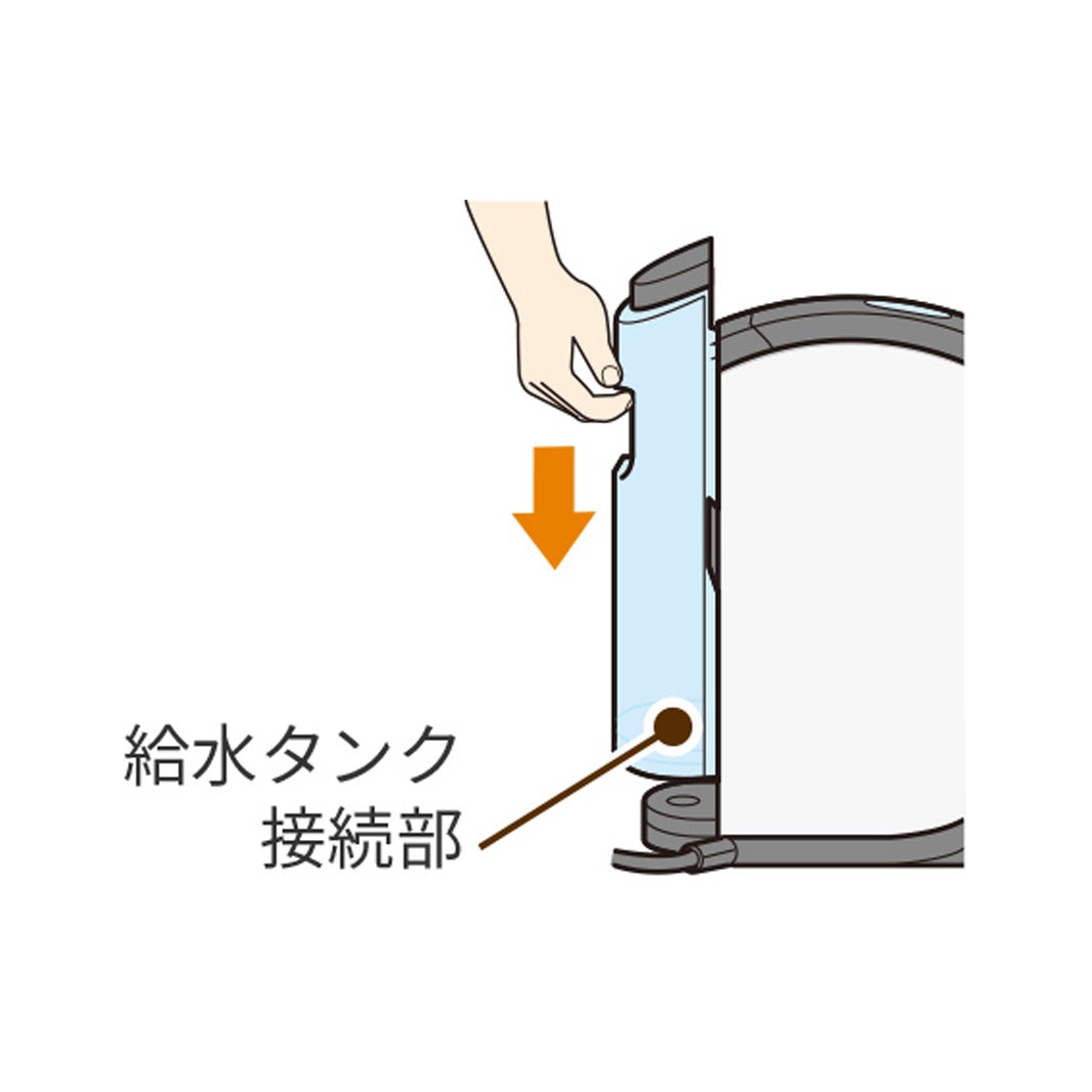 04 給水タンクを取り付ける