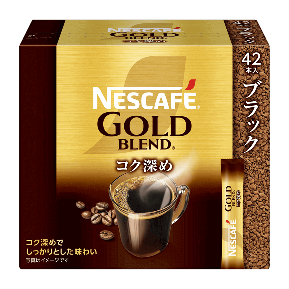 ネスカフェ ゴールドブレンド コク深め スティック ブラック