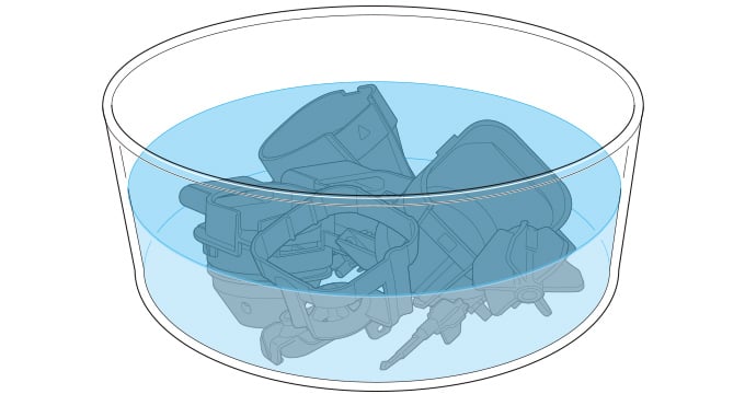 毎週の洗浄
