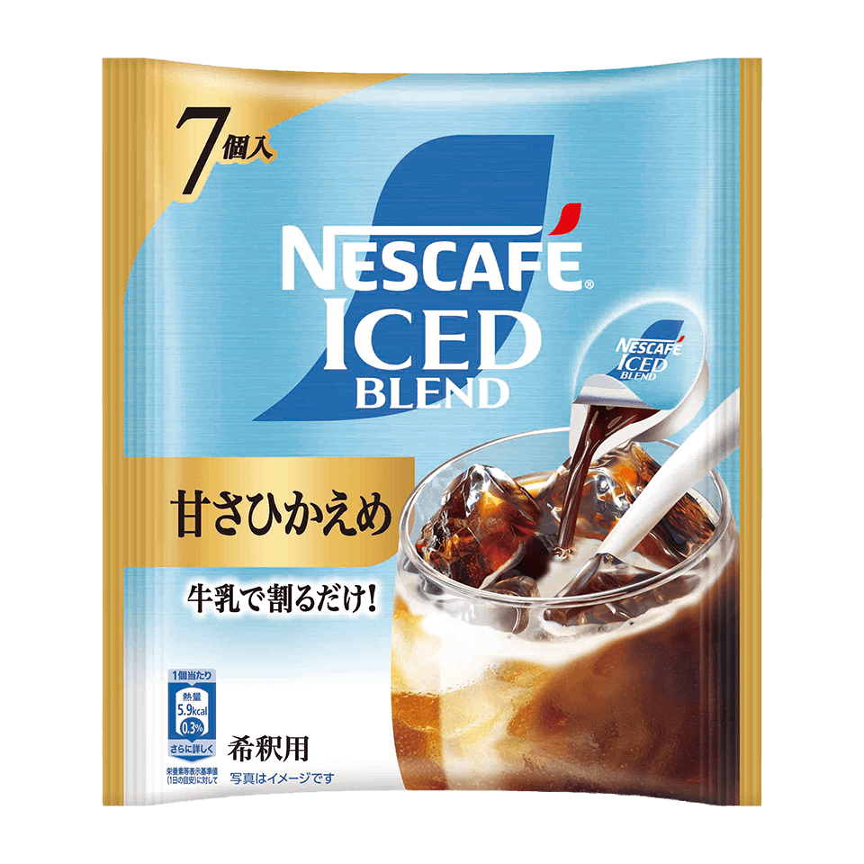 ネスカフェ アイスブレンド ポーション 甘さひかえめ