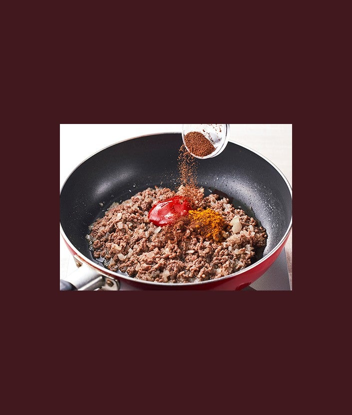 10分で簡単！ タコライス ステップ 2