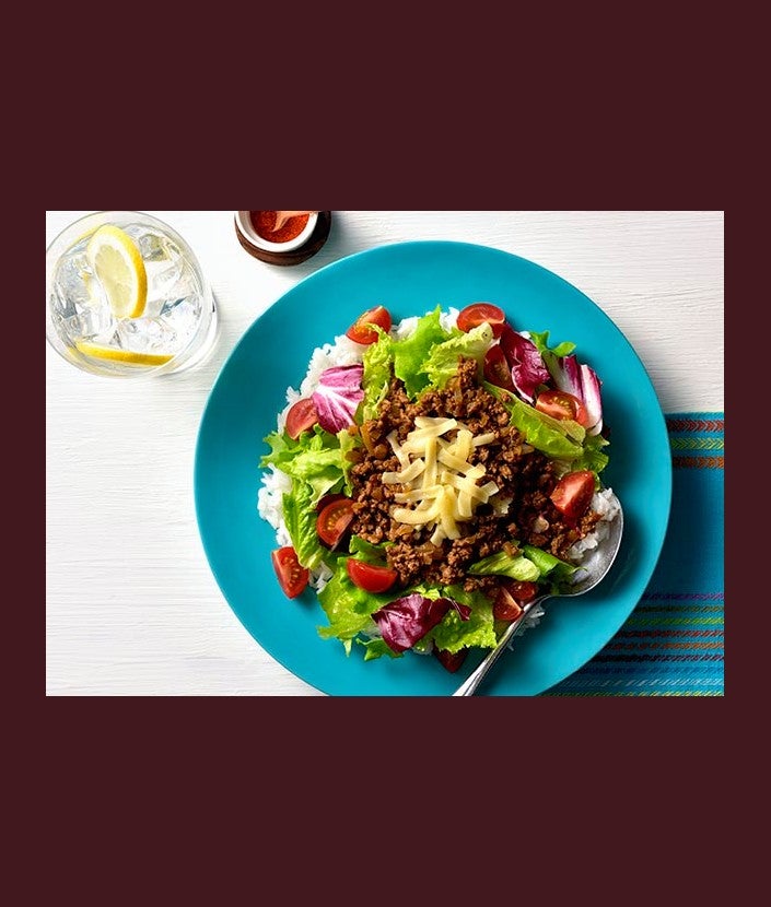 10分で簡単！ タコライス ステップ