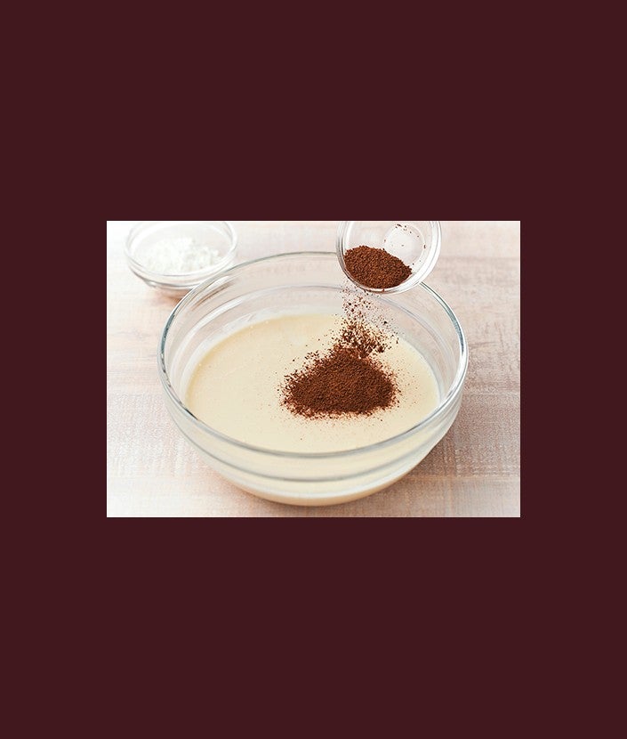 バスク風コーヒーチーズケーキ ステップ 2