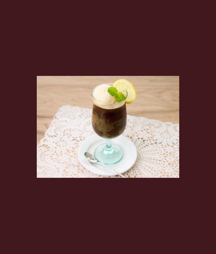コーヒーソーダフロート ステップ