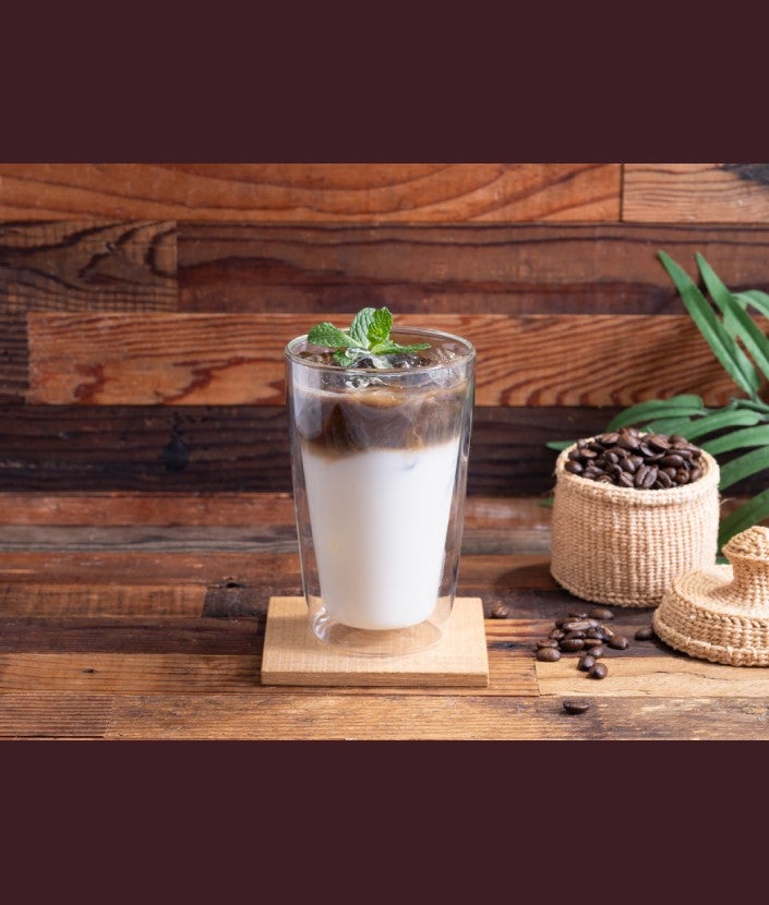 “ネスカフェ エスプレッソベース”でココナッツカフェラテ ステップ 1