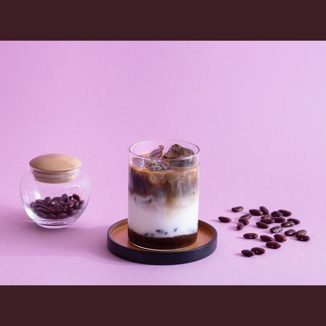 “ネスカフェ エスプレッソベース”でぜんざいカフェラテ レシピ