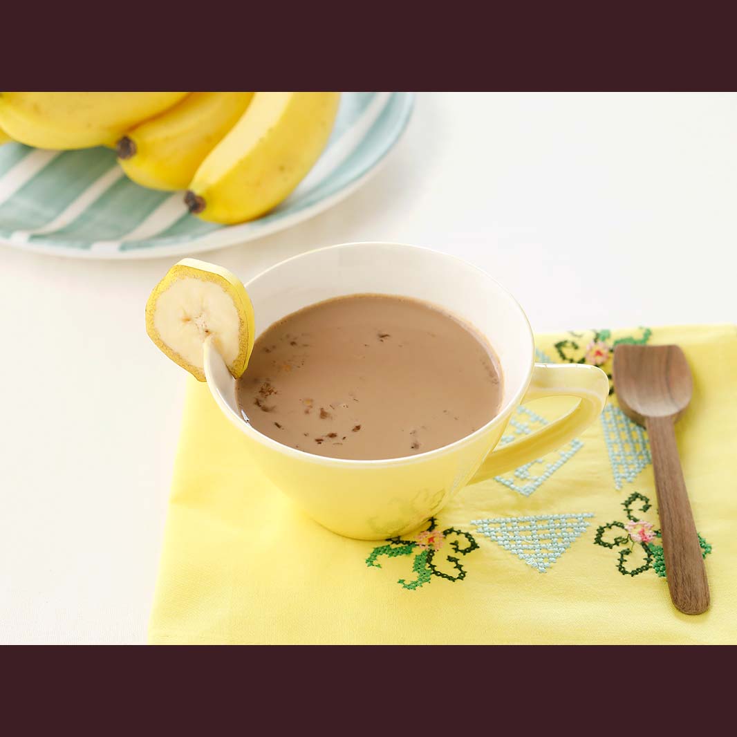 ホットバナナオレ レシピ