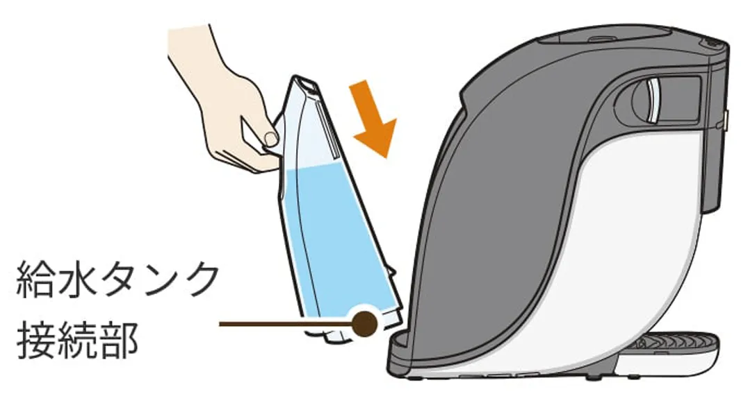 04. 給水タンクを取り付ける