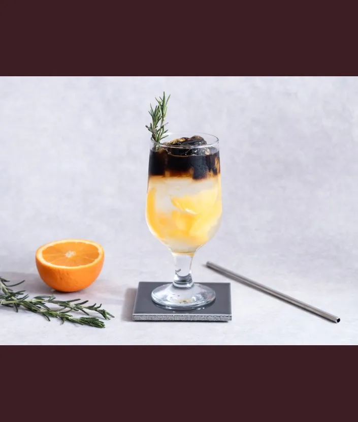 “ネスカフェ エスプレッソベース”でローズマリーオレンジコーヒー ステップ 2