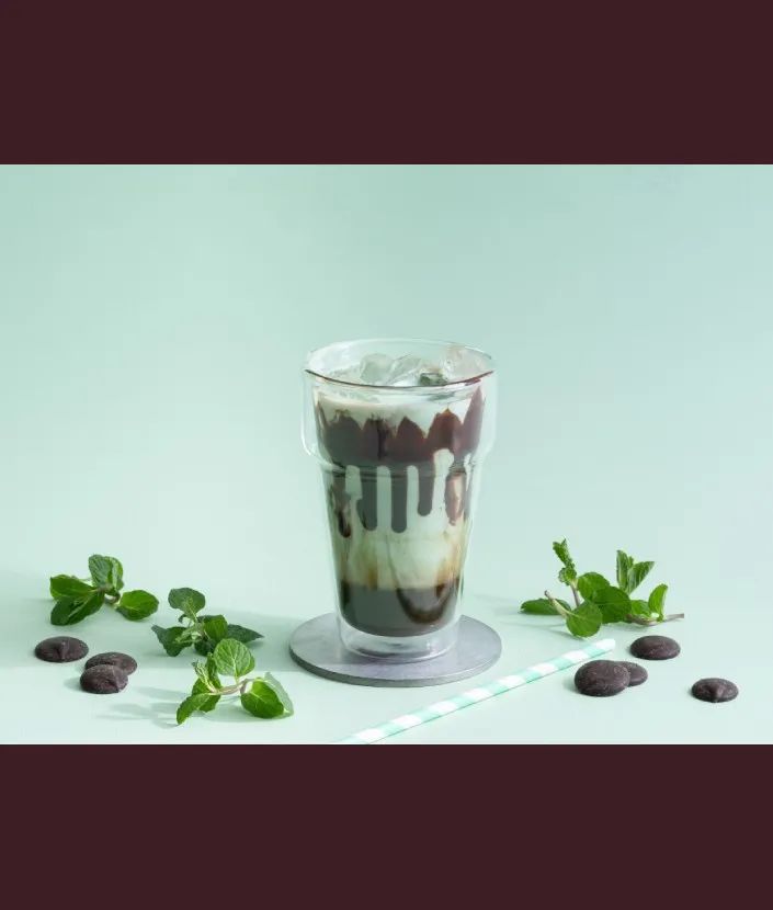 “ネスカフェ エスプレッソベース”でチョコミントラテ ステップ 1