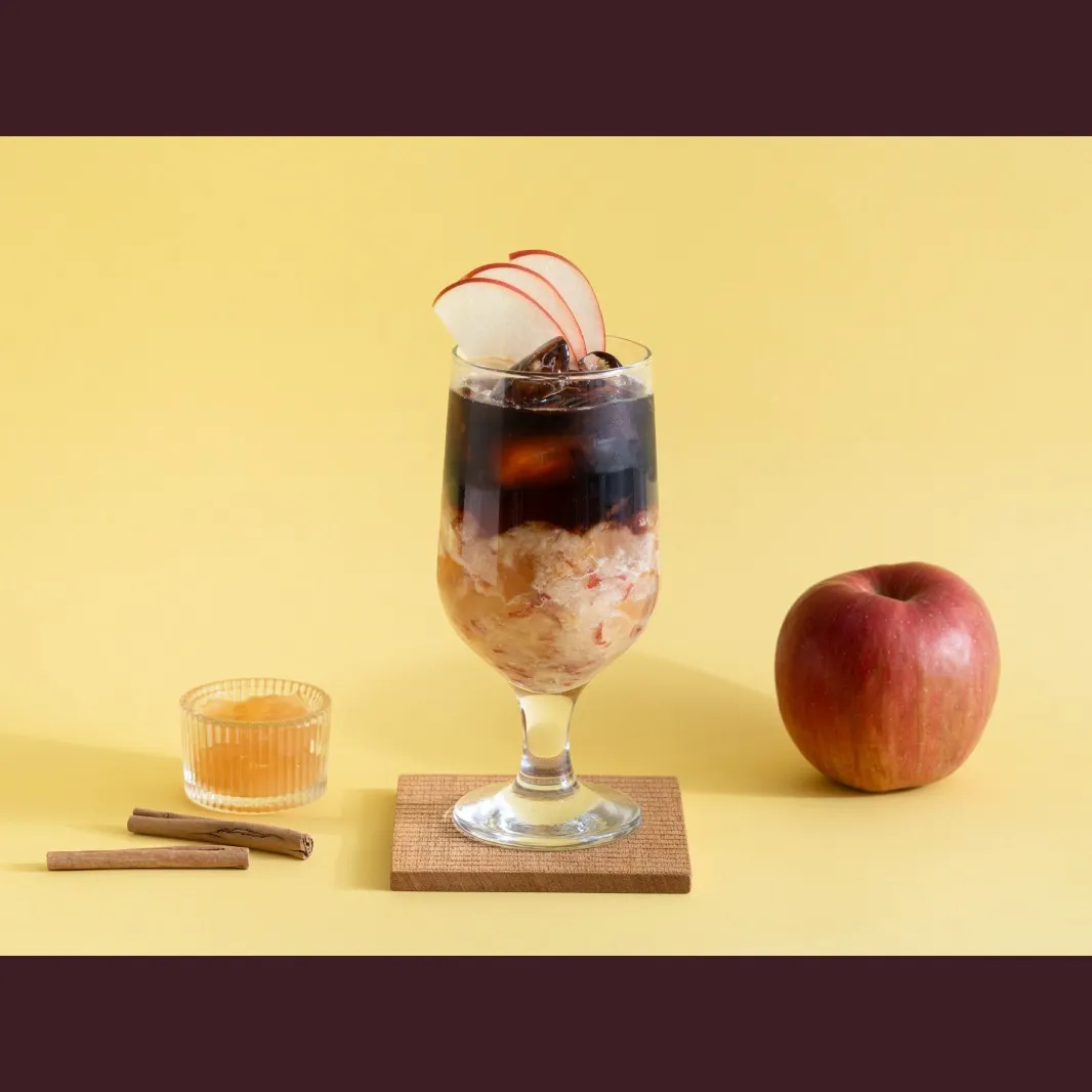 “ネスカフェ エスプレッソベース”でアップルシナモンコーヒー レシピ