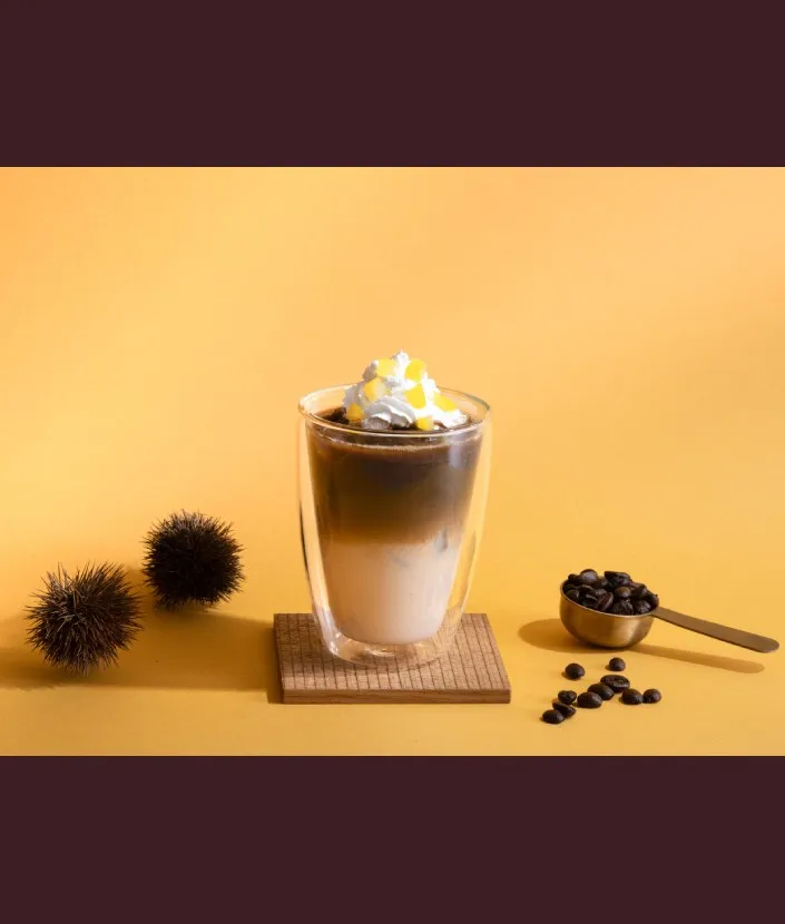 “ネスカフェ エスプレッソベース”でモンブランカフェラテ ステップ 1