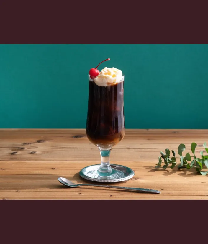 “ネスカフェ エスプレッソベース”でコーヒーフロート ステップ 1