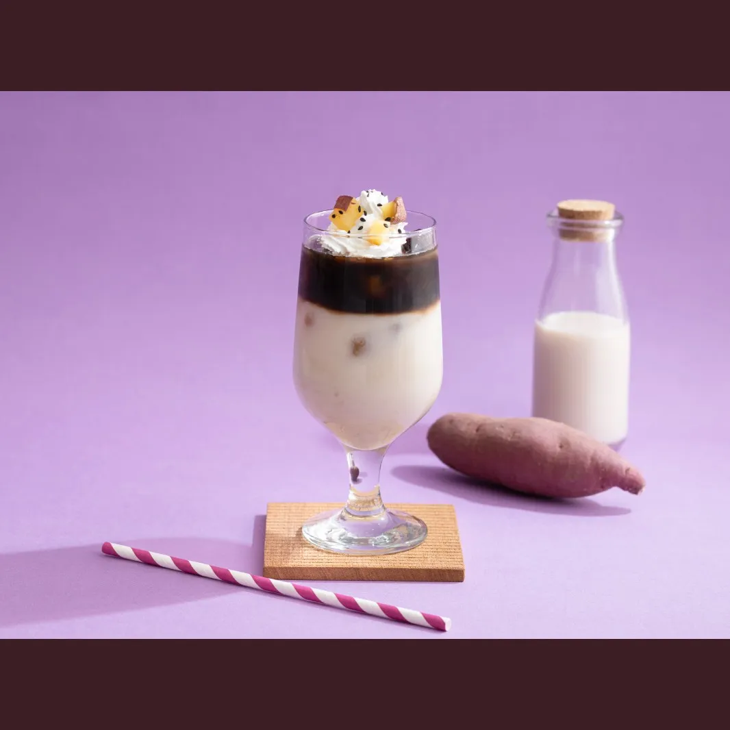 “ネスカフェ エスプレッソベース”でスイートポテトカフェラテ レシピ