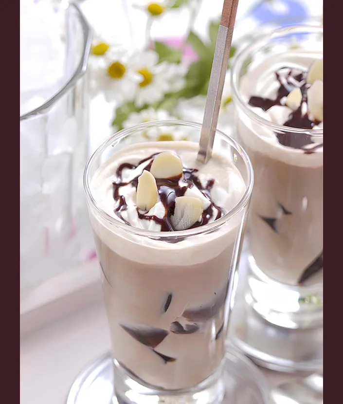 カフェオレ with ゼリー ステップ 1