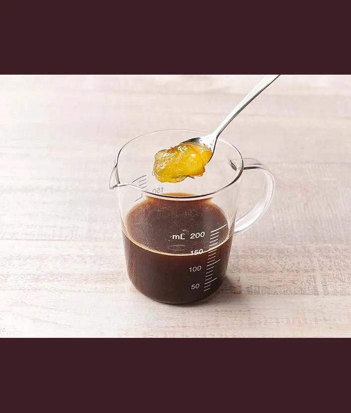 オレンジピールアイスコーヒー ステップ 2