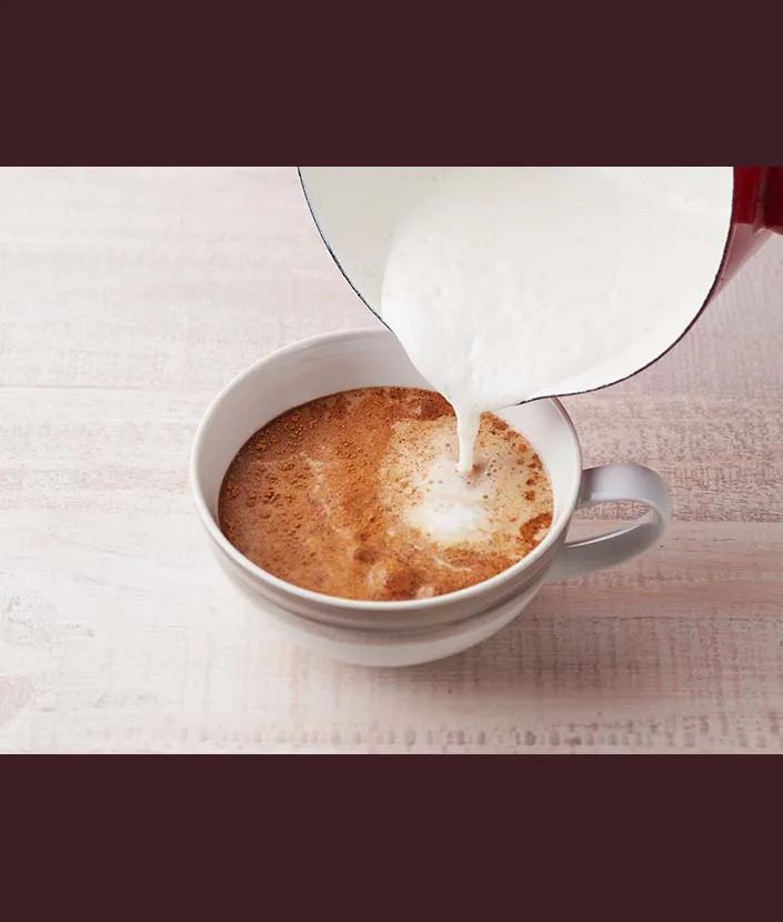 カフェ カプチーノ ステップ 2