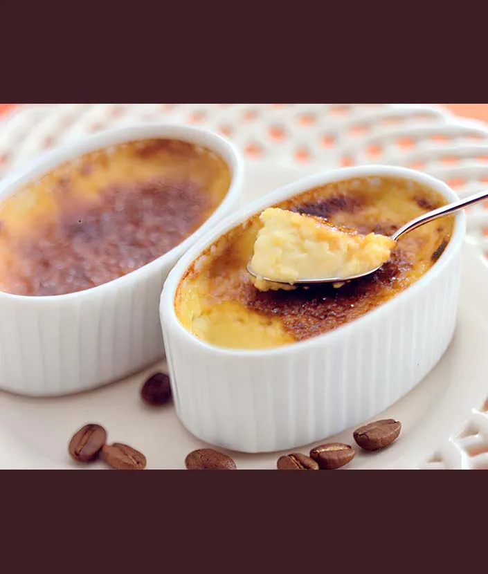コーヒー風味のクリームブリュレ ステップ 1
