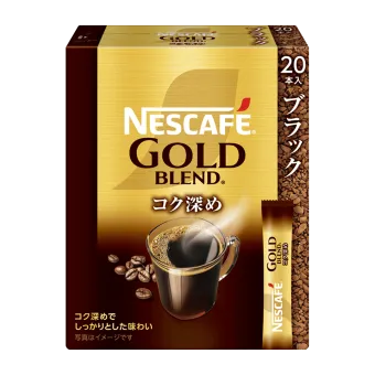 ネスカフェ ゴールドブレンド コク深め スティック ブラック