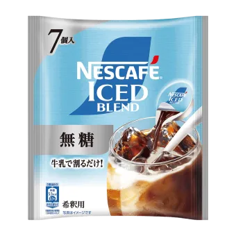 ネスカフェ アイスブレンド ポーション 無糖