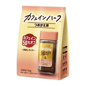 ネスカフェ ゴールドブレンド カフェインハーフ つめかえ用袋