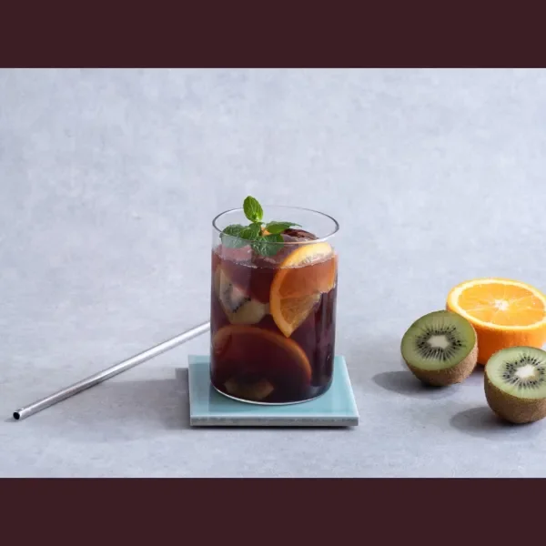 “ネスカフェ エスプレッソベース”でノンアルコーヒーサングリア風 レシピ