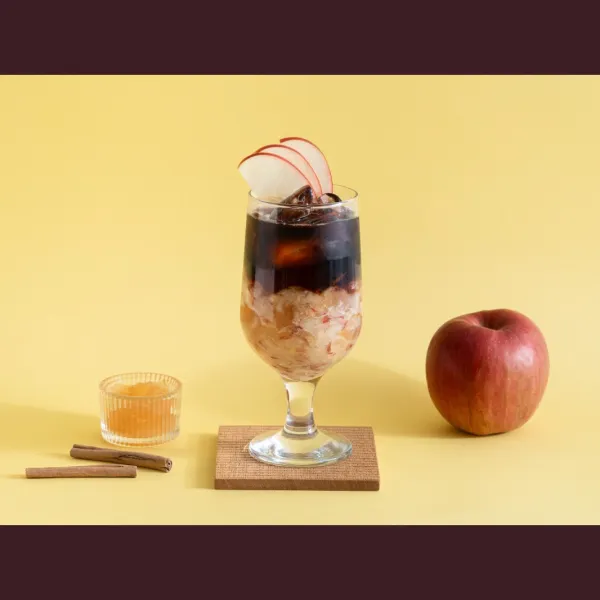“ネスカフェ エスプレッソベース”でアップルシナモンコーヒー レシピ