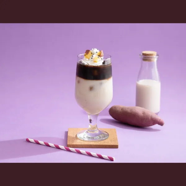 “ネスカフェ エスプレッソベース”でスイートポテトカフェラテ レシピ