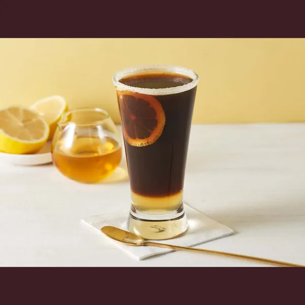 2層に分かれたはちみつレモンカフェ レシピ