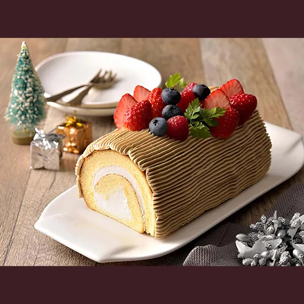 簡単 クリスマスロールケーキ レシピ