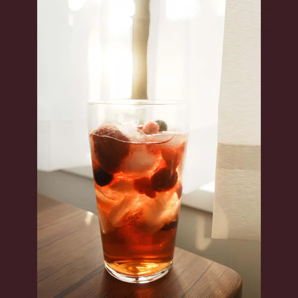 簡単！ピーチティーソーダ レシピ