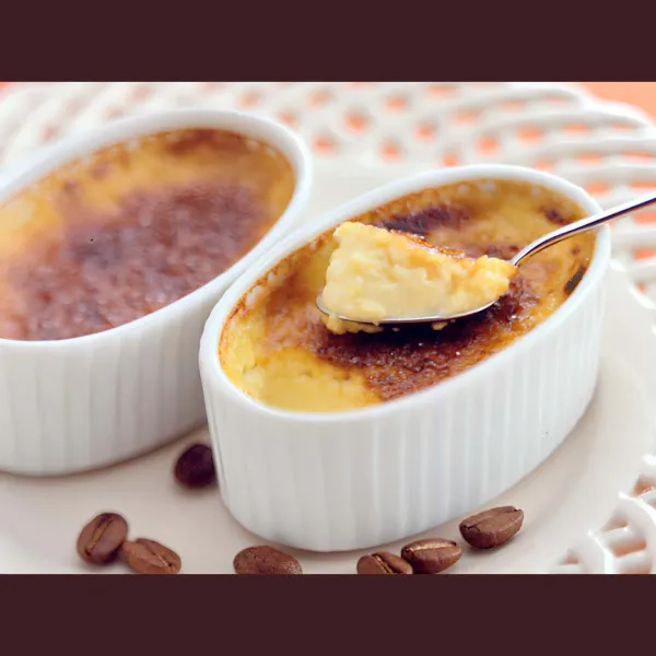 コーヒー風味のクリームブリュレ レシピ