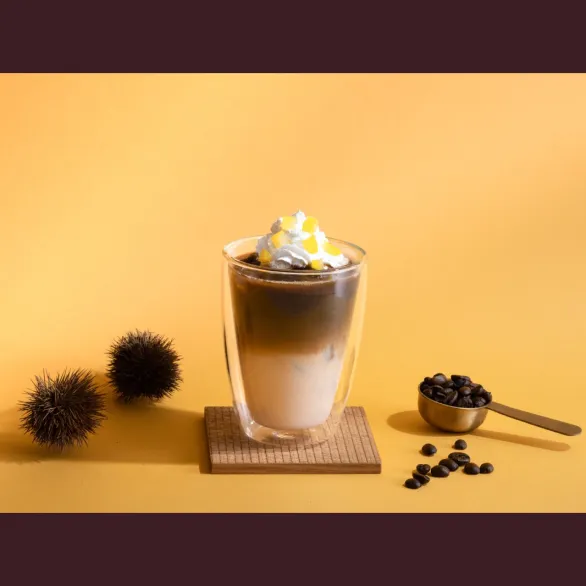 “ネスカフェ エスプレッソベース”でモンブランカフェラテ レシピ
