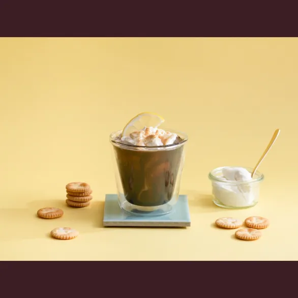 “ネスカフェ エスプレッソベース”でレアチーズクリームラテ レシピ